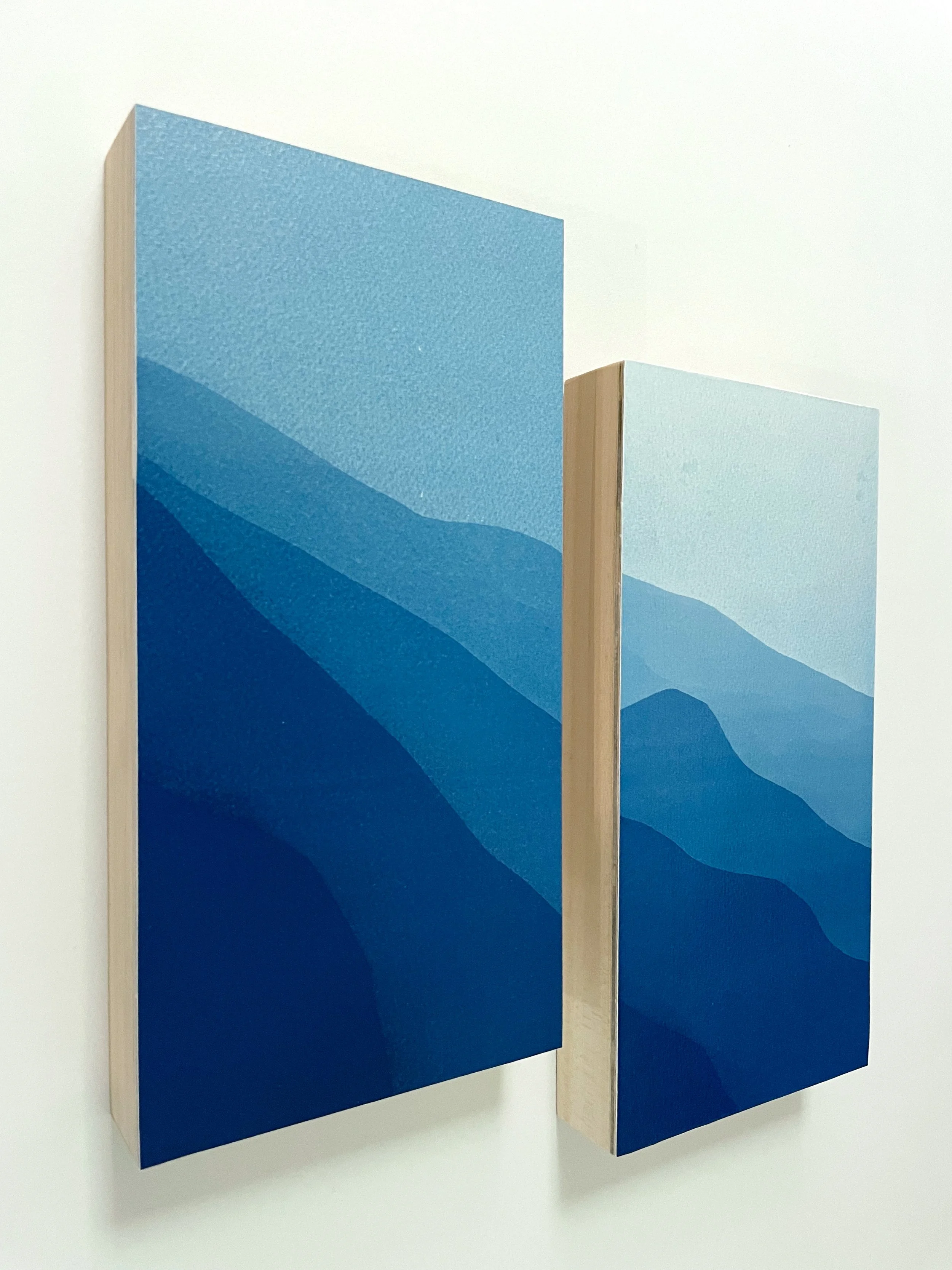 The Bluest Mountain 4 (18 x 18